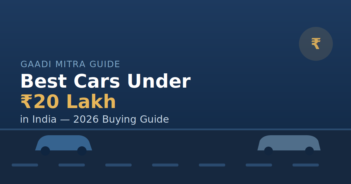 Best cars under 20 lakh in India 2026 - Gaadi Mitra guide